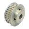B&B Manufacturing 28-5P15-6FA3, Timing Pulley, Aluminum, Clear Anodized,  28-5P15-6FA3 - alternate 1